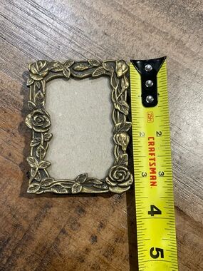 Craft Small Rectangular Tabletop Frame in Bronze-Black Finish